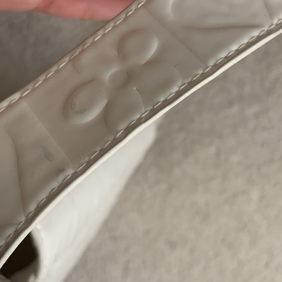 H&M White Patterned Flower Heart Off-White Shoulder Bag - Picture 9 of 9